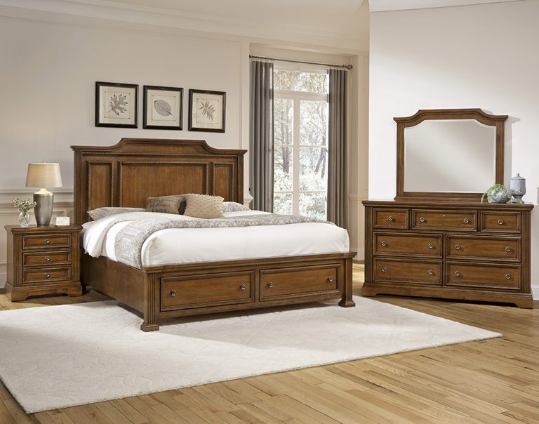 gray king bedroom vaughan bassett furniture